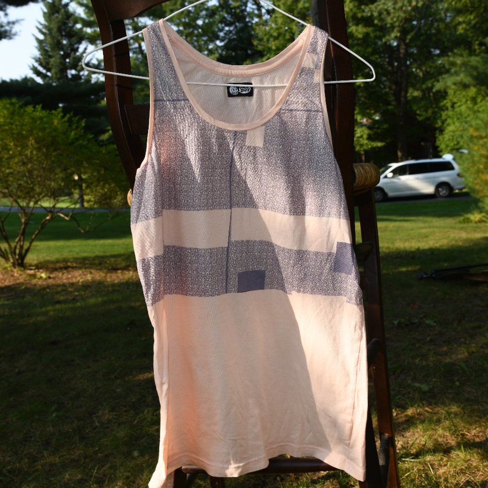 Cheap Monday Long Tank in Light Pink and Purple